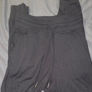 lululemon Black Drawstring Waist Joggers